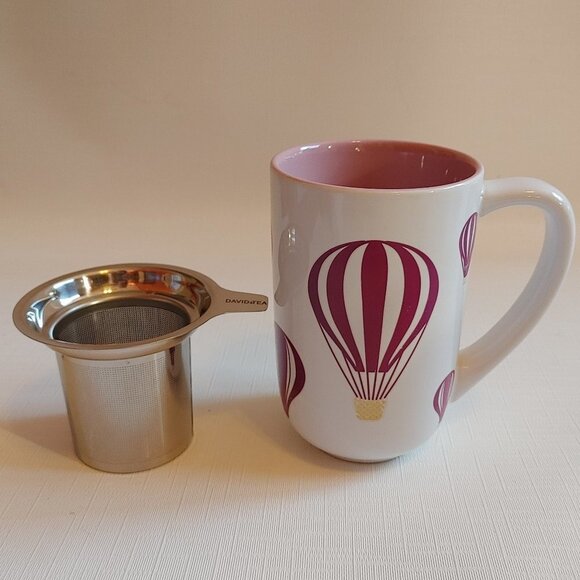 RARE Davids Tea Hot Air Balloon Nordic Mug 2015 - Picture 1 of 6